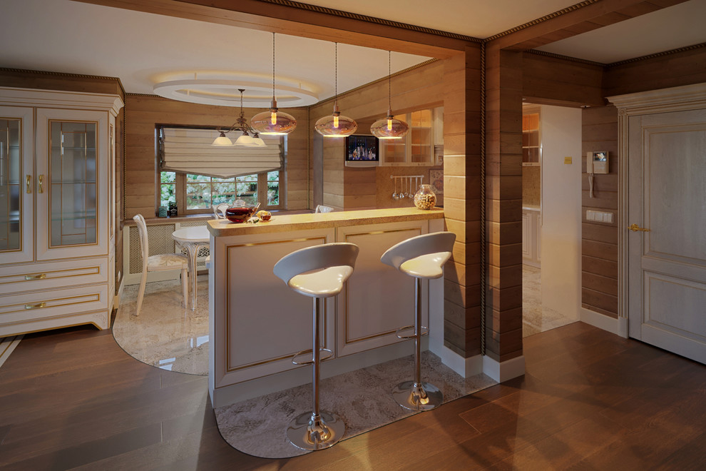 Обложка проекта: Дизайн интерьера деревянного дома