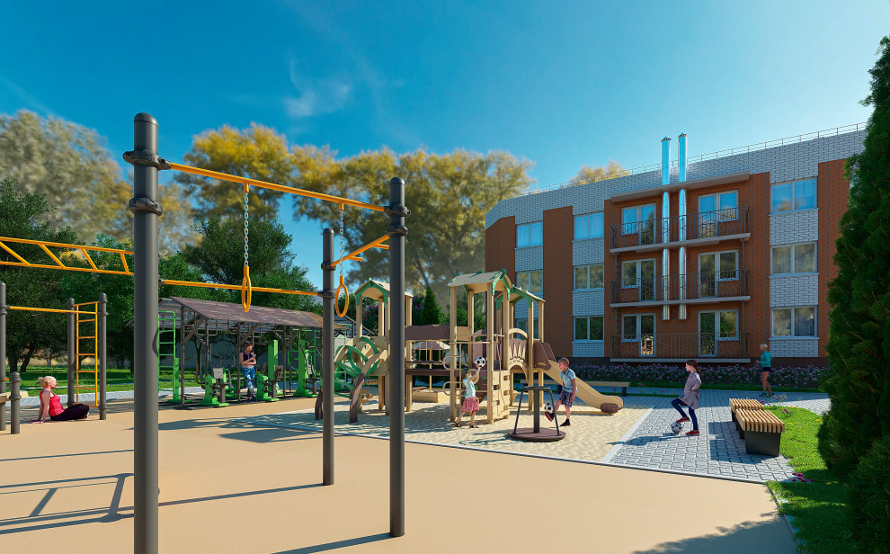 3Д Визуализация жилого комплекса