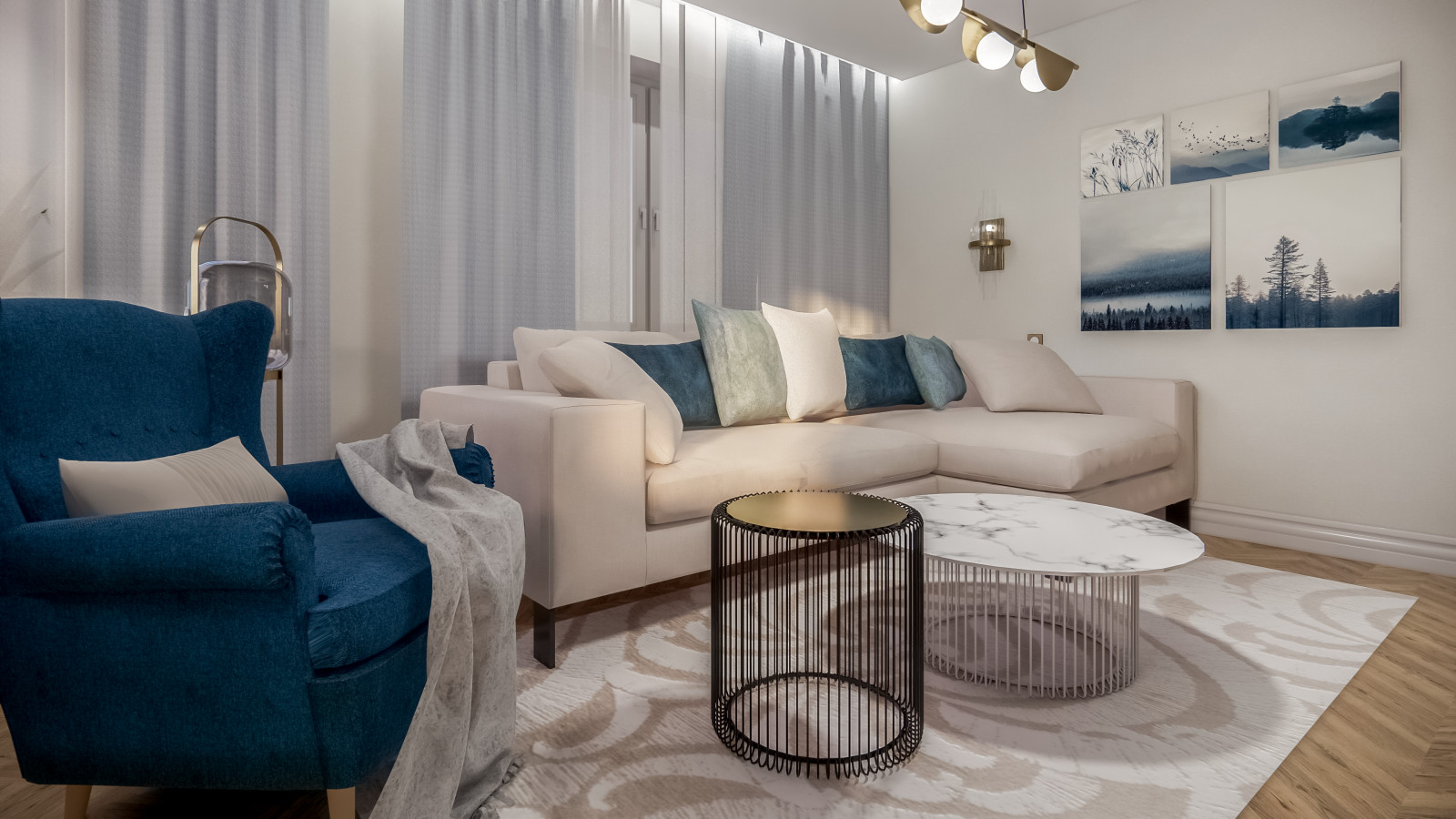 ЖК Зелёные аллеи, двухкомнатная квартира