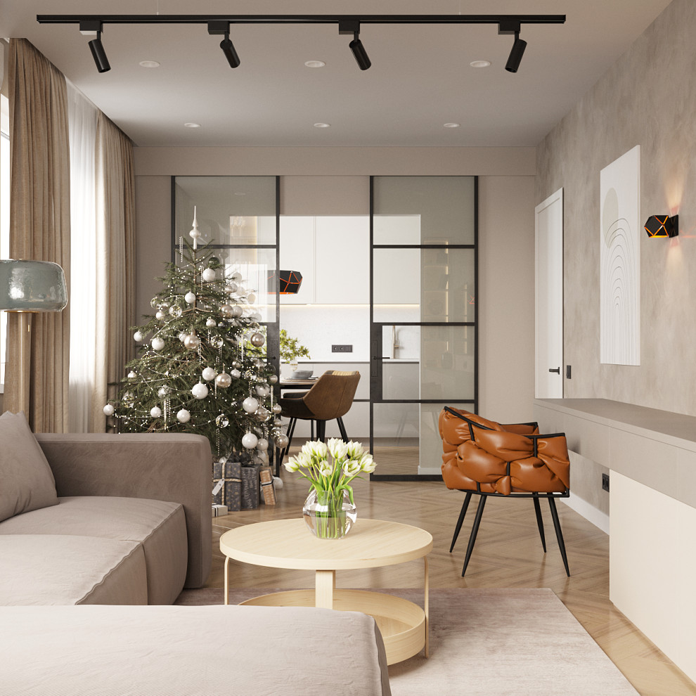 Дизайн-проект квартиры, площадью 56м2 в г. Москва