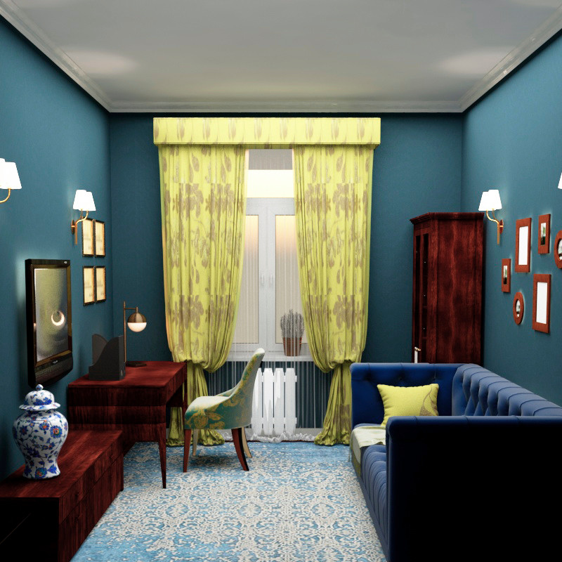 Кабинет, гостевая комната