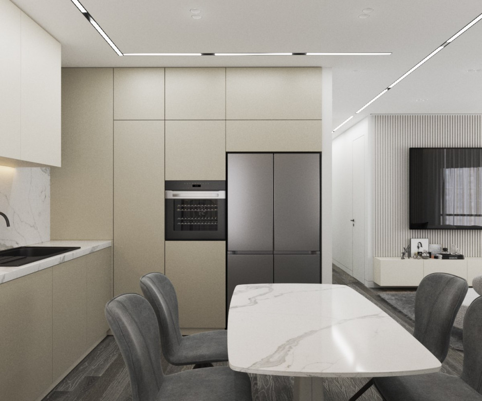 Современный интерьер в ЖК Крылья