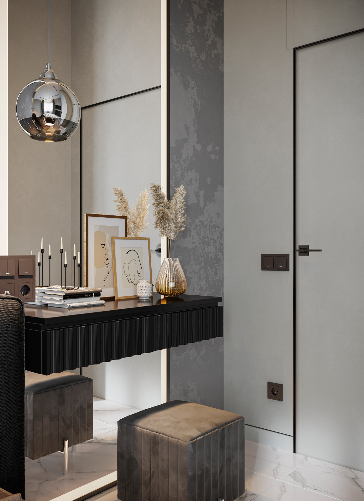 Дизайн проект Дома в стиле минимализм.