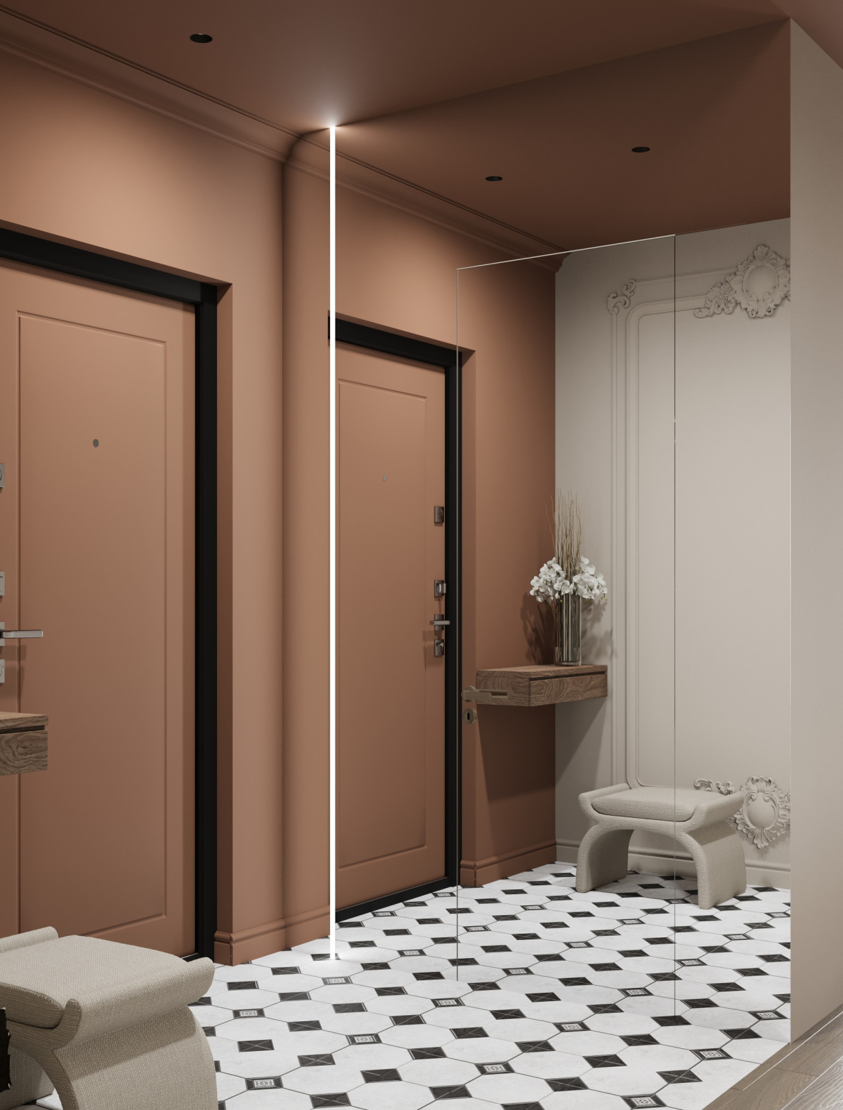 Обложка проекта: Дизайн 3-комнатной квартиры в клубном доме Futurist