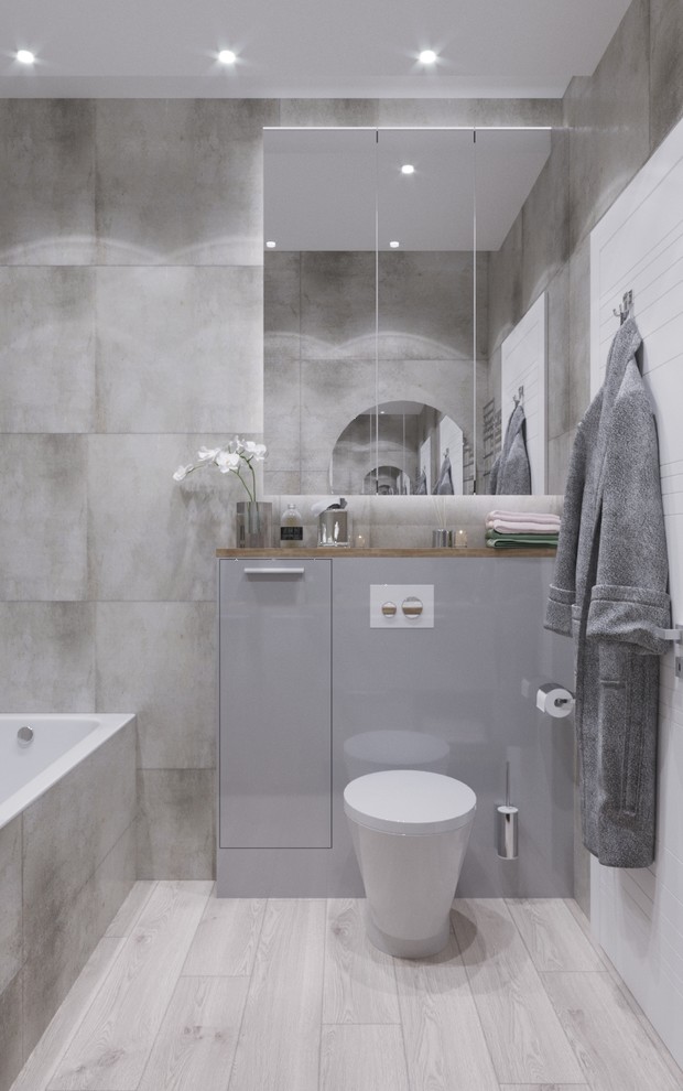 Обложка проекта: Маленький, но компактный санузел в ЖК Лайнер