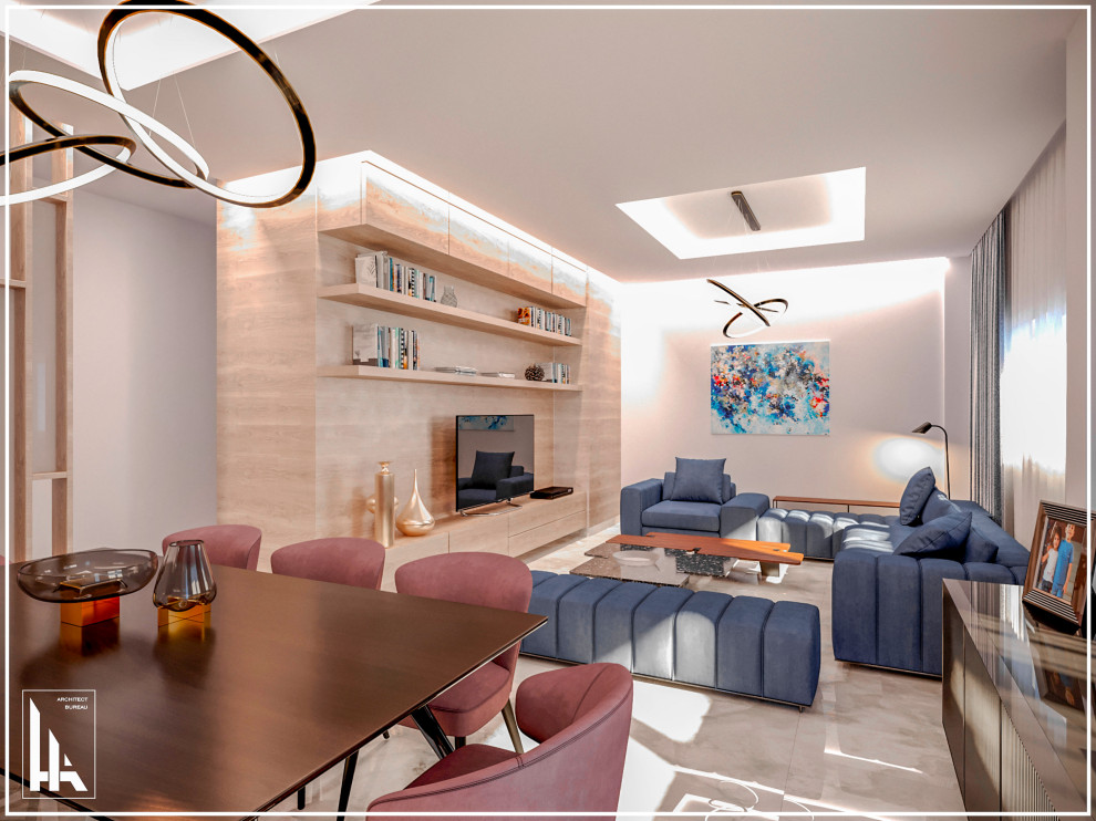 Обложка проекта: Минималистская четырехкомнатная квартира