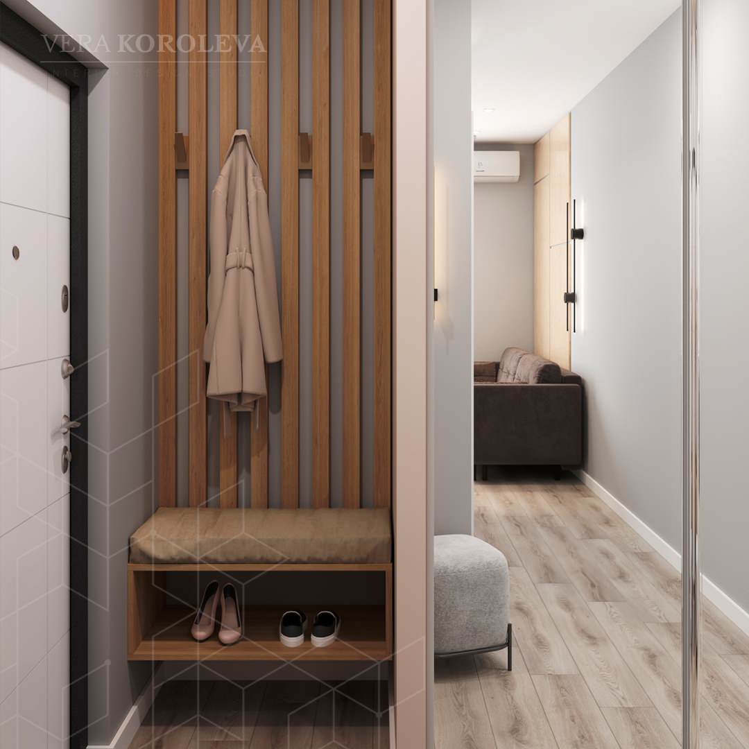 Дизайн-проект двухкомнатной квартиры в современном стиле