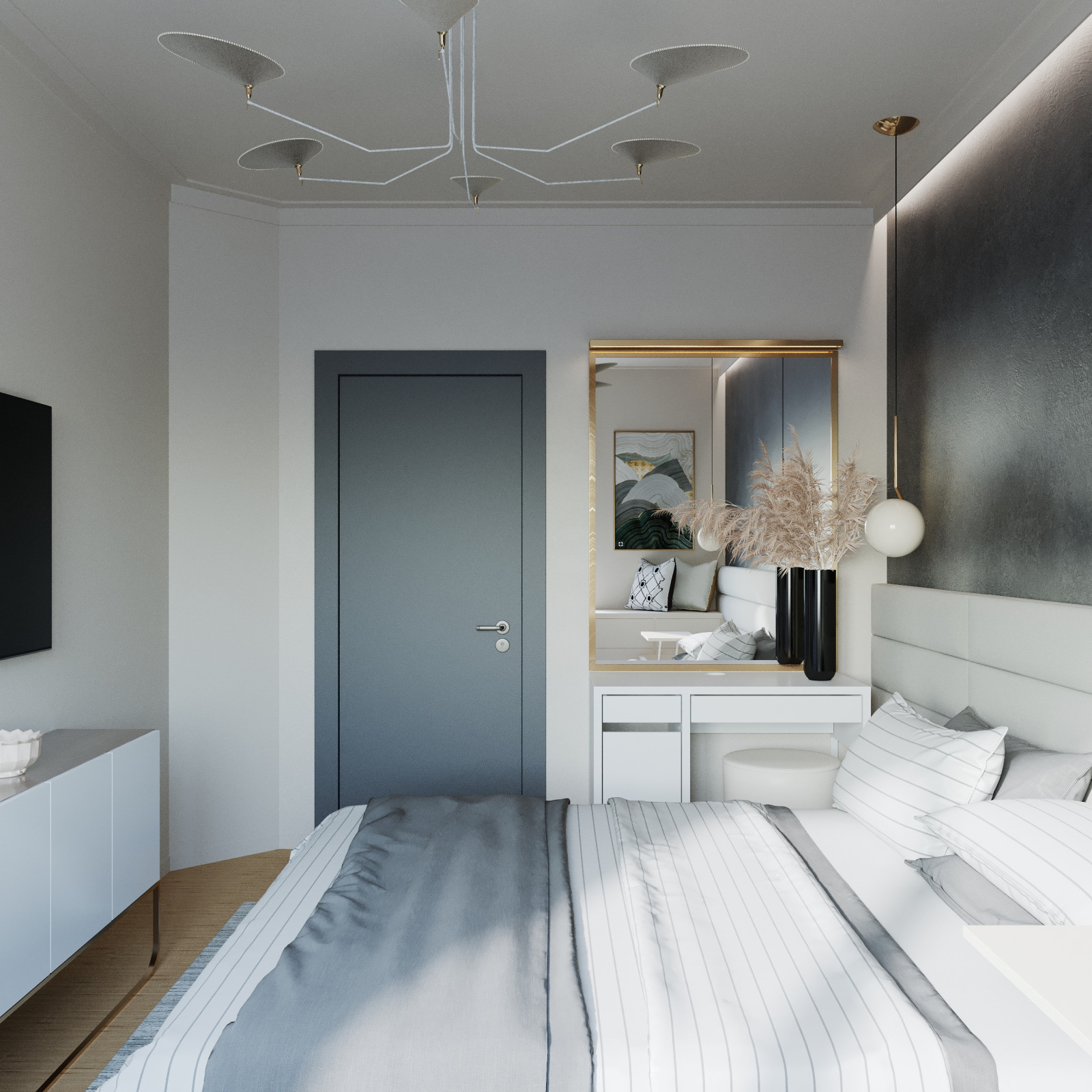 ЖК Среда 56 кв.м. светлого минимализма