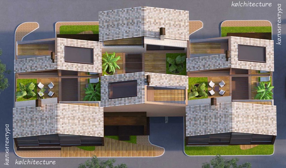 Туристический поселок. Адриатическое побережье.