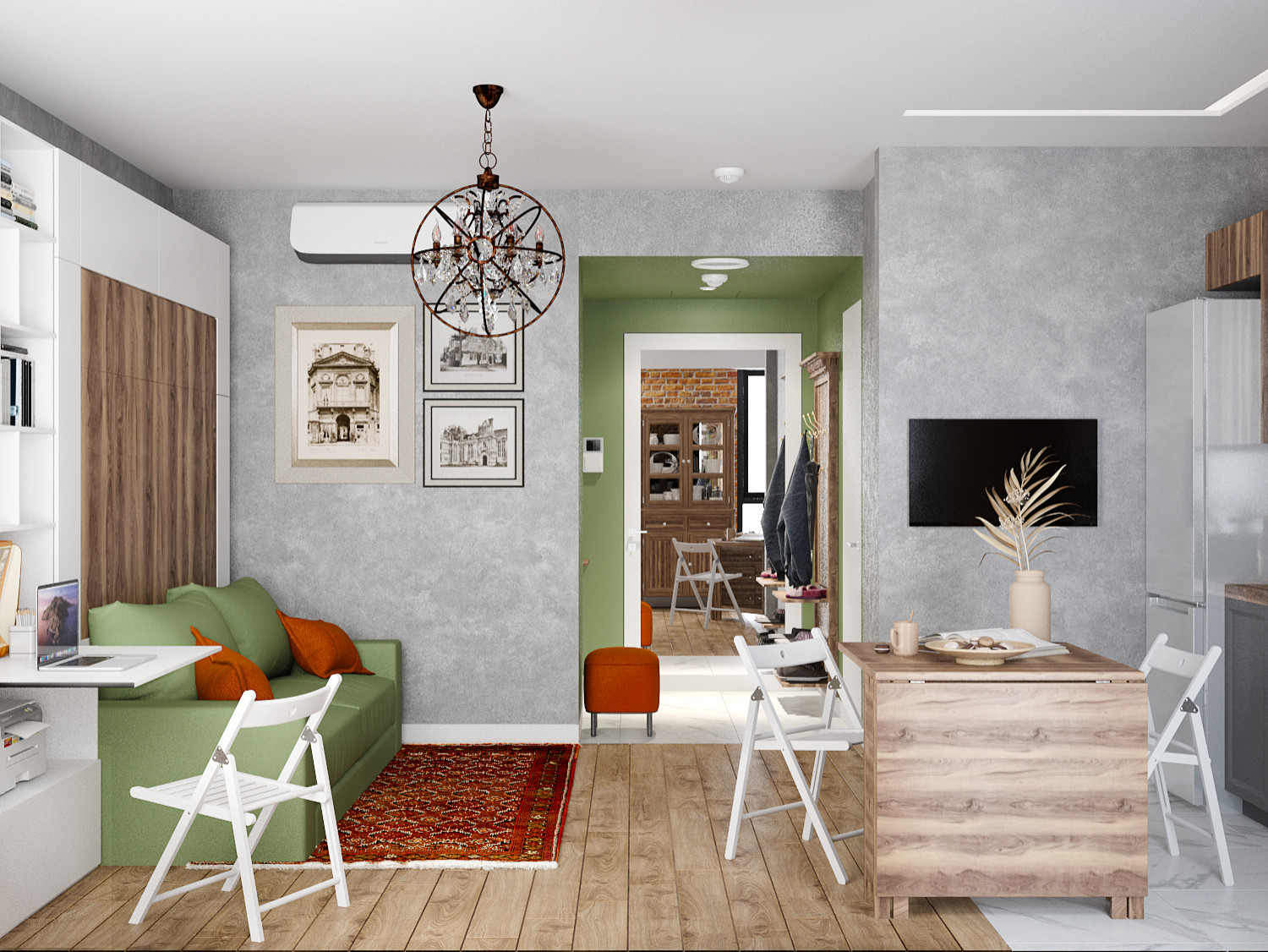 Проект квартиры в жк Soho+Noho