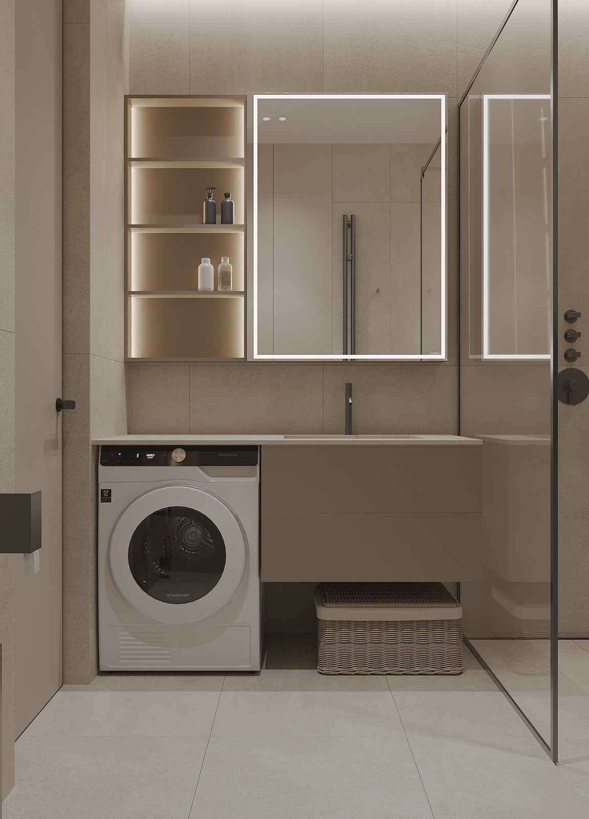 Интерьер апартаментов, Сочи, 45м2