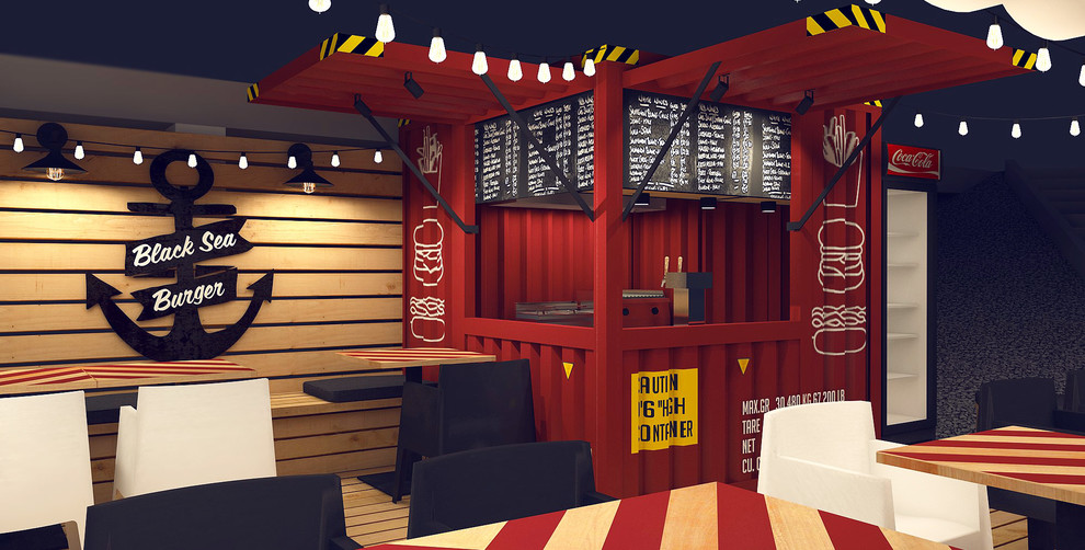 Проект уличного кафе быстрого питания