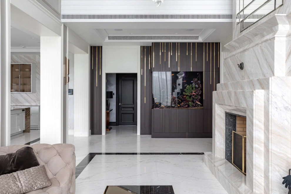 Интерьер жилого дома в Ленинградской области