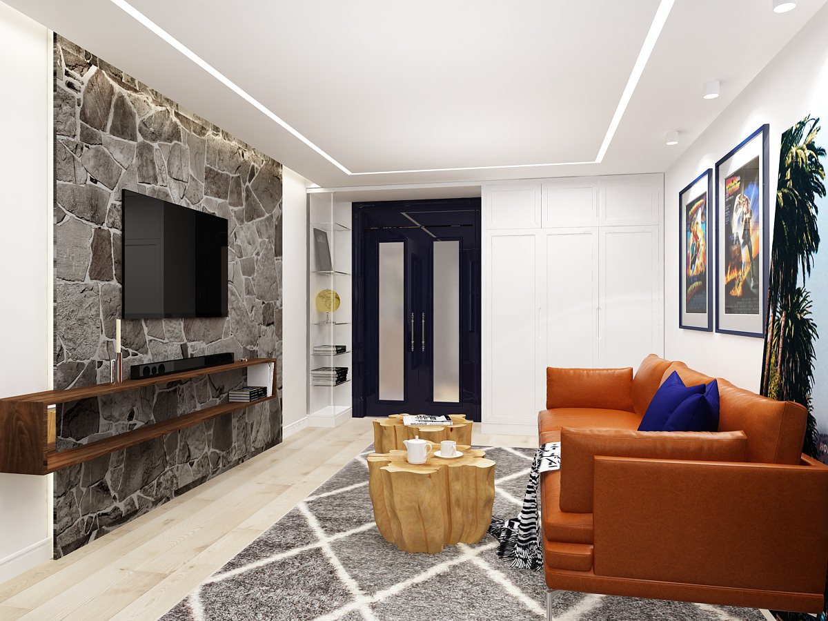 Яркая квартира для художницы