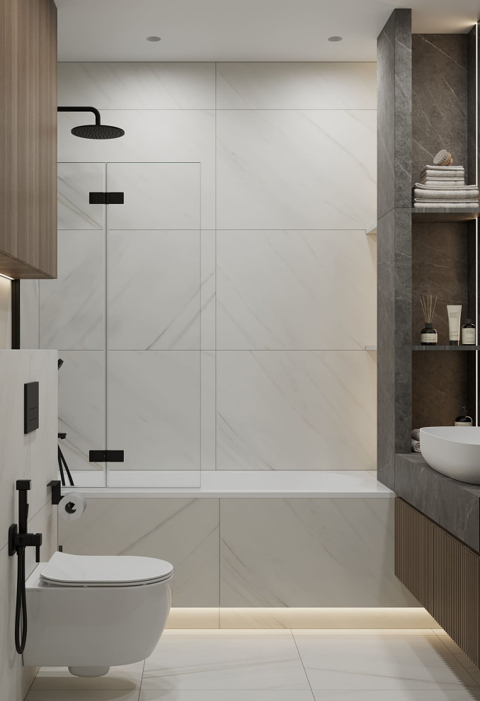 Дизайн-проект квартиры для семейной пары в современном стиле