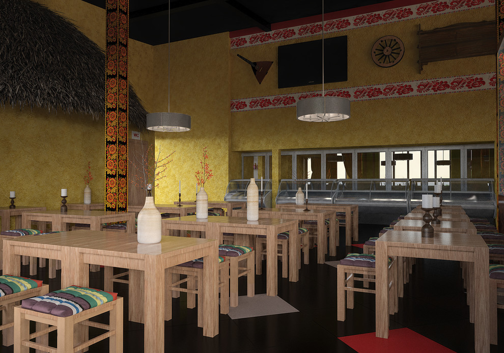 Дизайн-проект кафе от  «Strekoza Design»