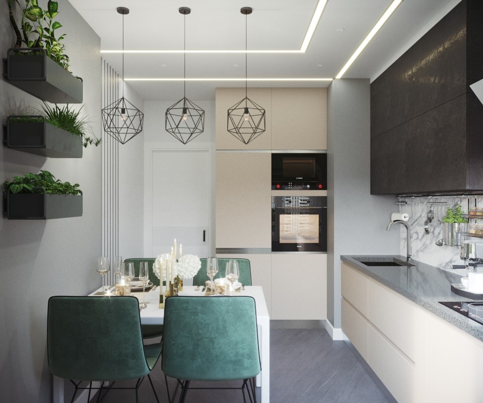 Дом Мегалит на Неве. Игра полос.