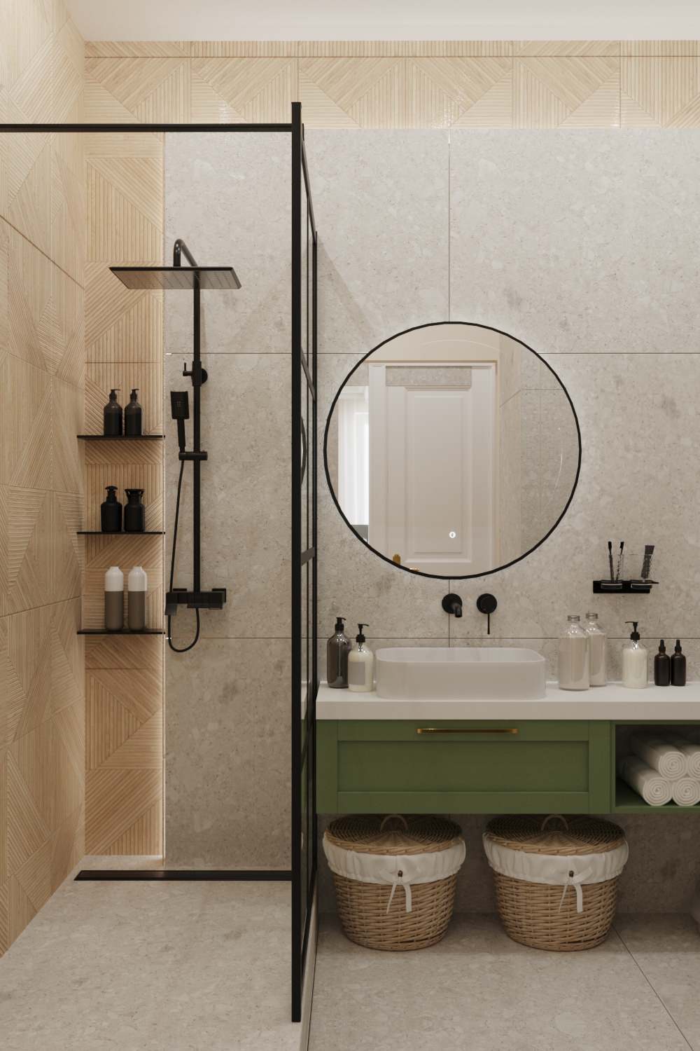 Яркий интерьер квартиры в стиле сканди