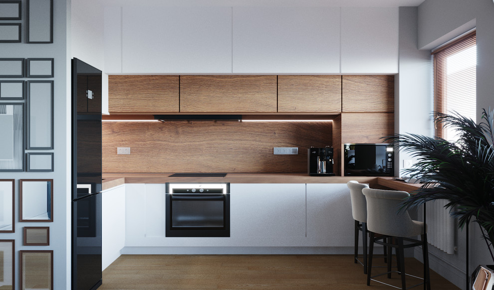 Совмещенная кухня-гостиная