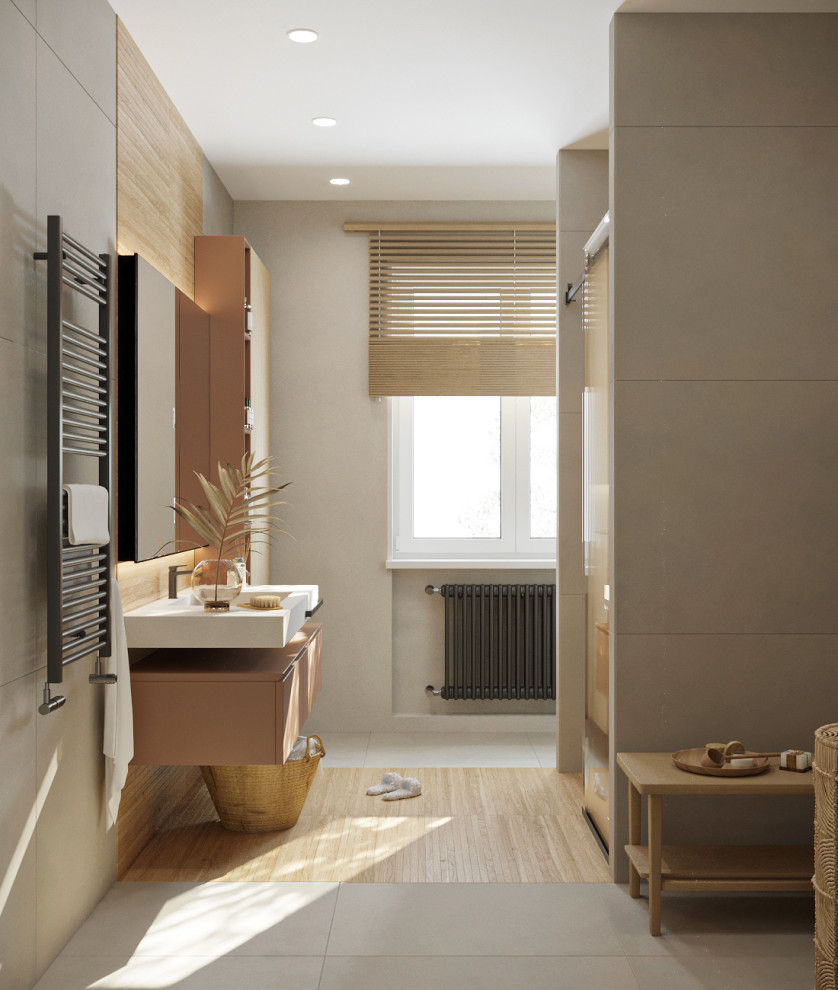 Душевая в загородном доме