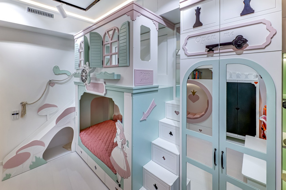 Дизайн-интерьер детской комнаты в стиле "Алиса в стране чудес"