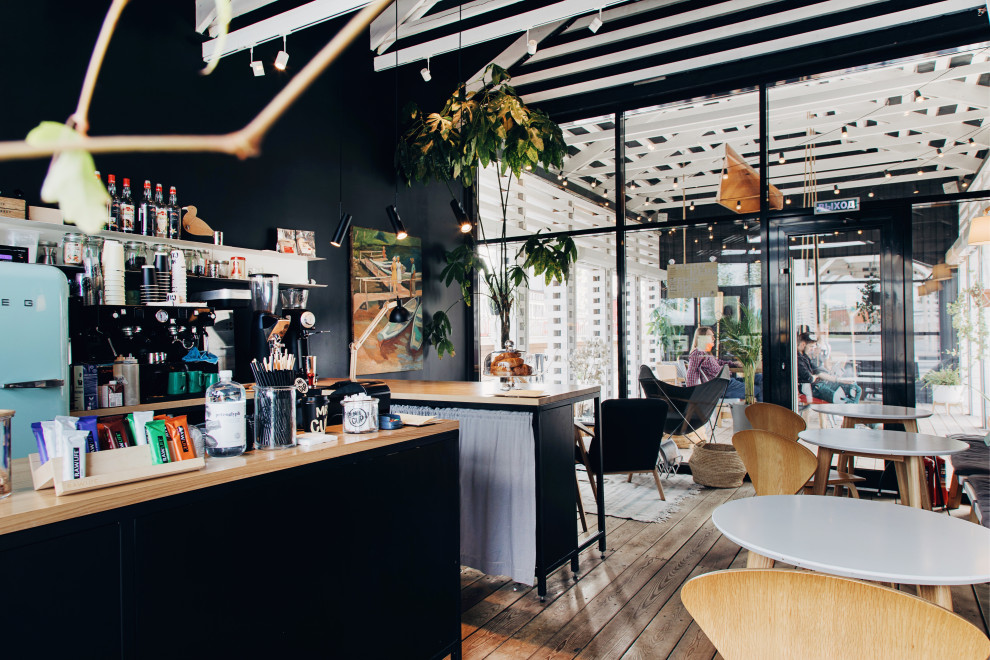 Обложка проекта: Кофейня в современном стиле с элементами скандинавского и эко-стиля MR.CUP
