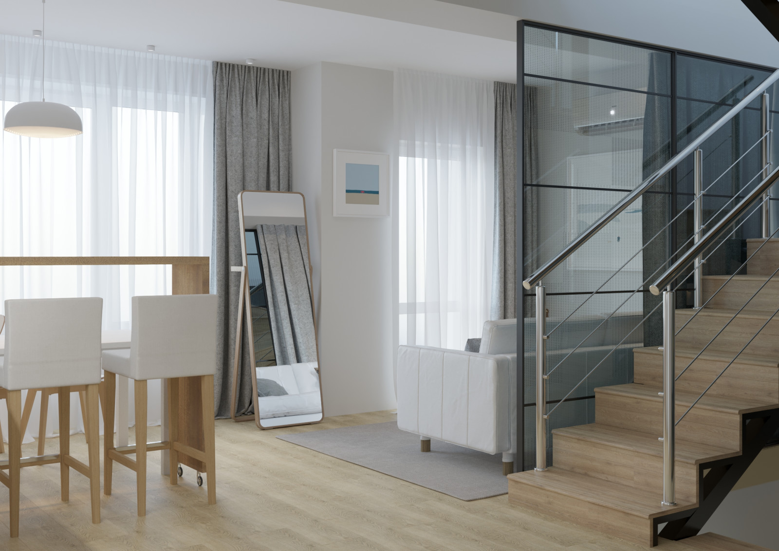 Квартира  с выходом на крышу на берегу Черного моря