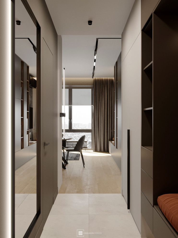 Стильная квартира с панорамными окнами даже в санузле