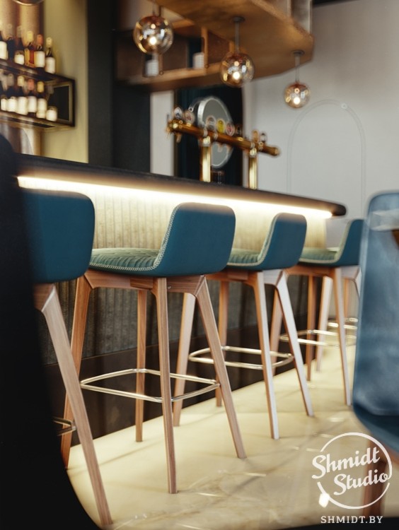 Проект интерьера Cafe