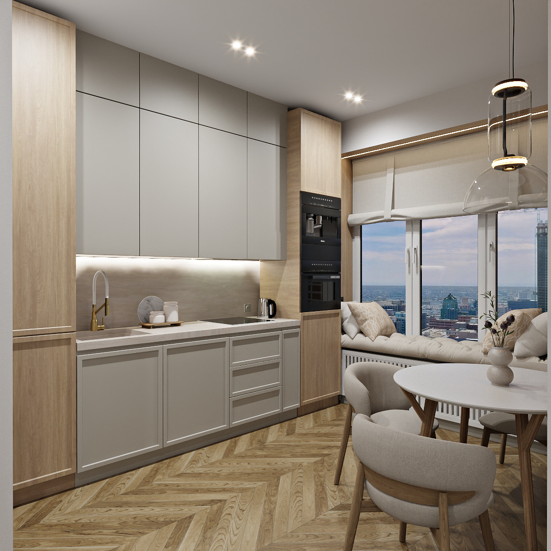 Квартира в бежевых тонах