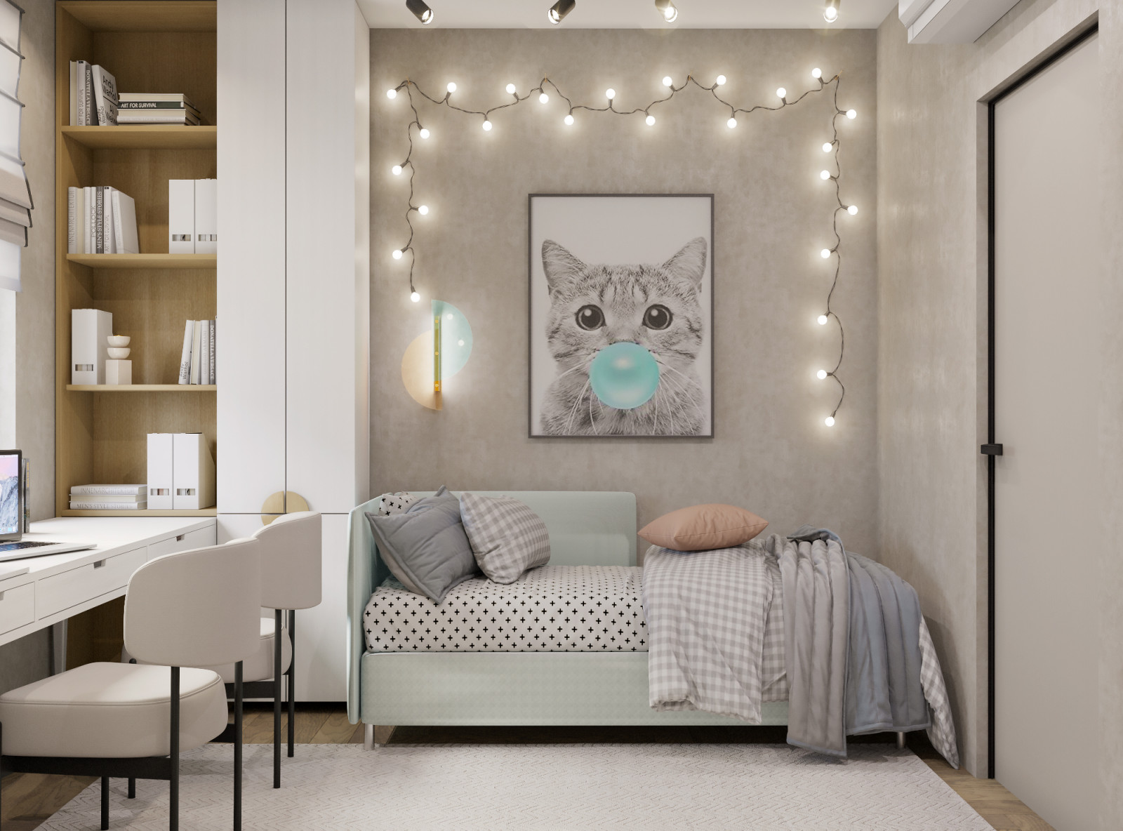 Квартира в современном стиле с элементами Лофт