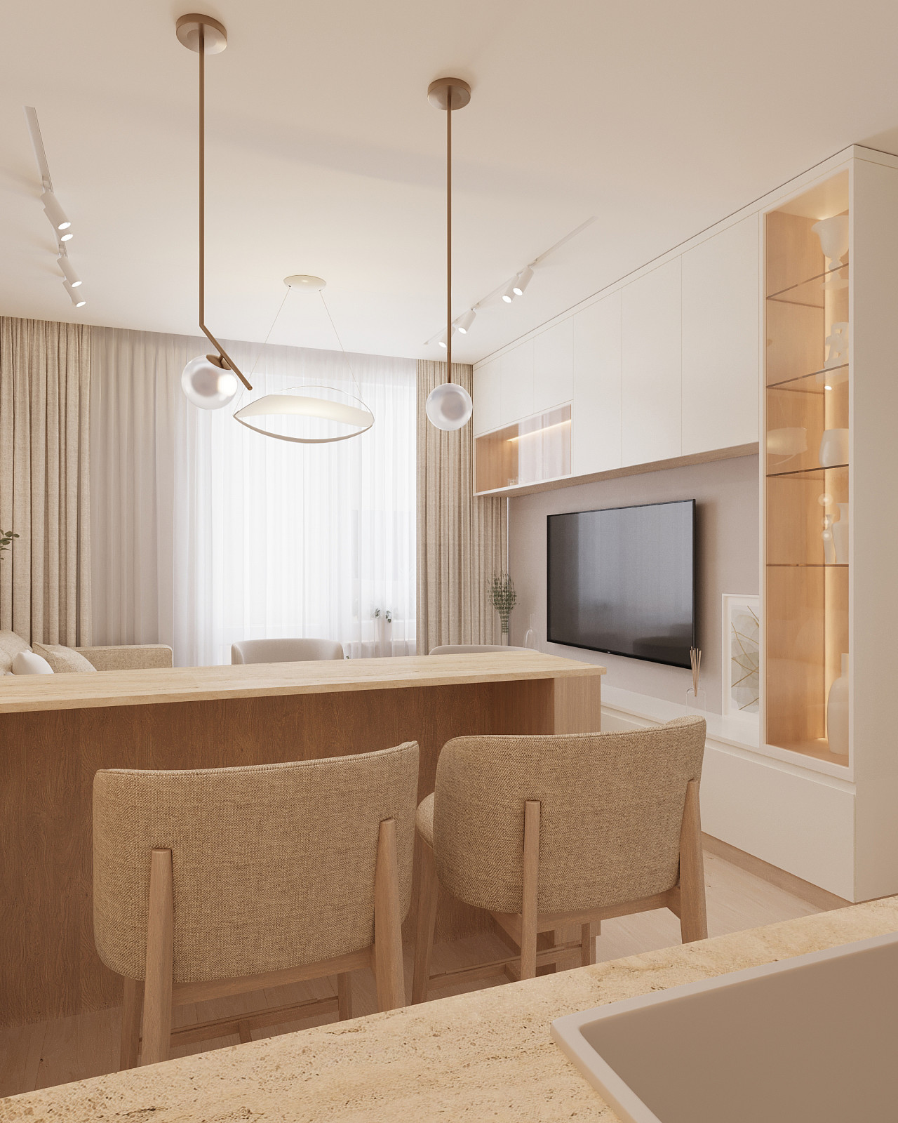 Проект квартиры 45,5м2