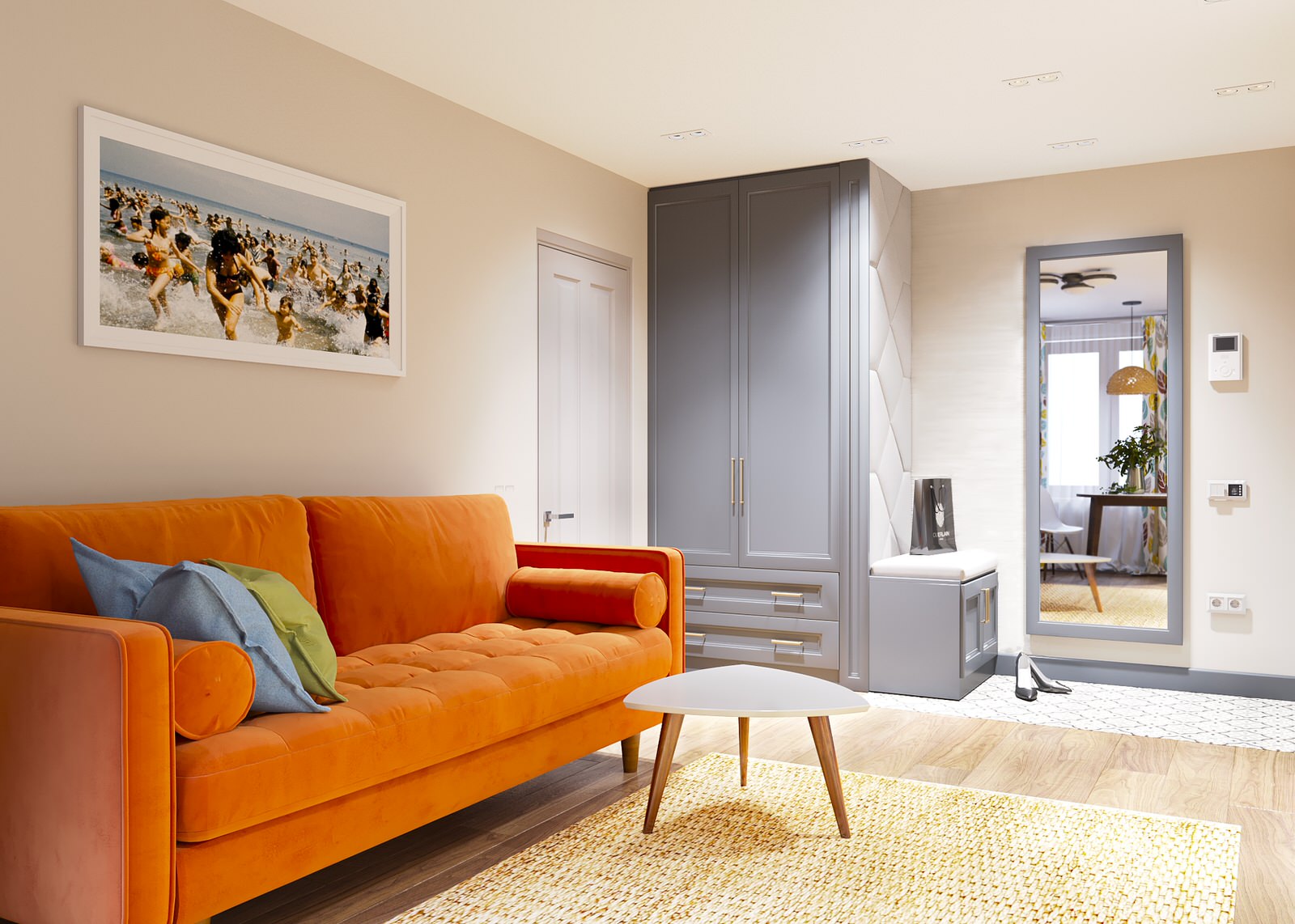 Яркая квартира с уважением к советскому наследию 70-х