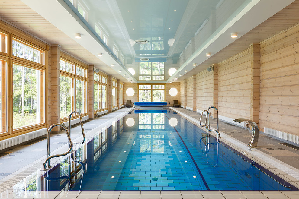 Загородный частный бассейн в поселке Медное озеро