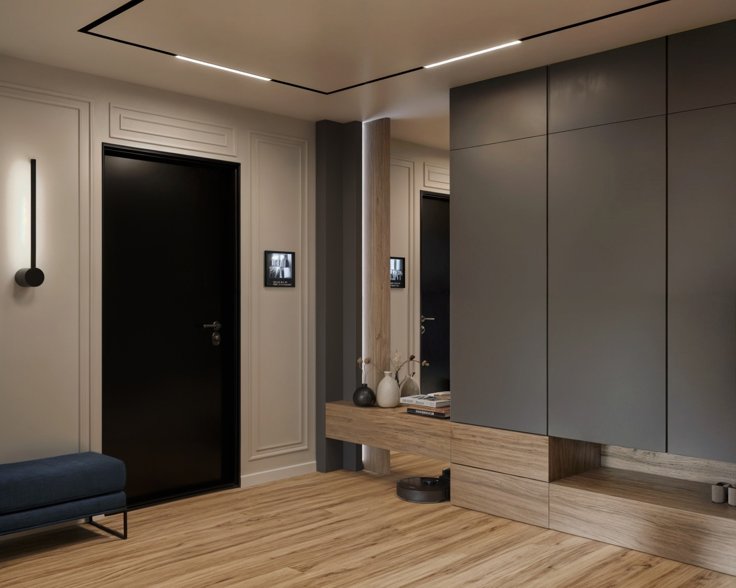 Дизайн-проект 3х комнатной квартиры в ЖК ОЗОН, площадью 98 м2