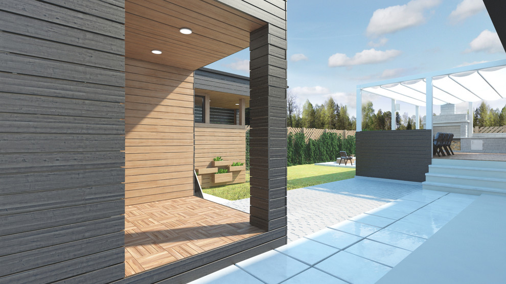 Придомовая территория в Подмосковье