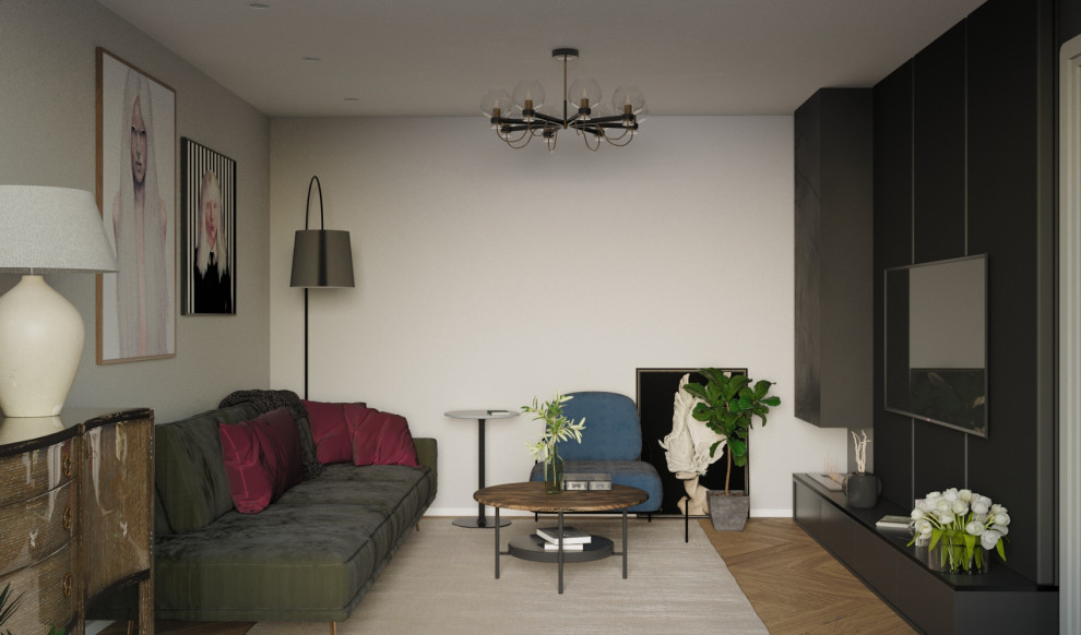 Гостиная в загородном доме