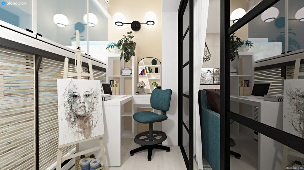 Современная квартира для молодой супружеской пары