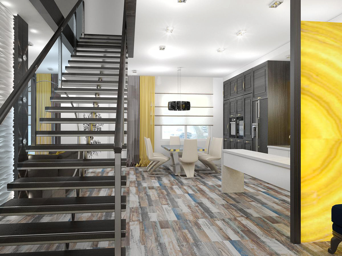 Квартира в современном стиле 260м.кв.