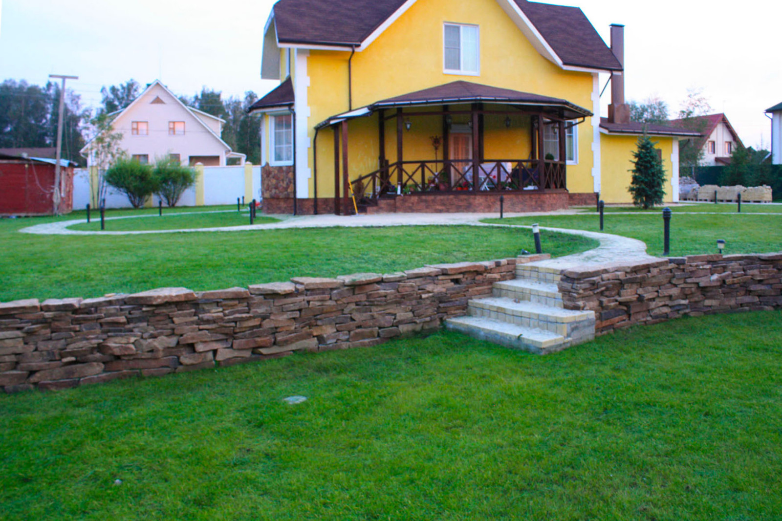 Проект ландшафтного дизайна дачного участка 30 соток с уклоном в к/п "Дубки"