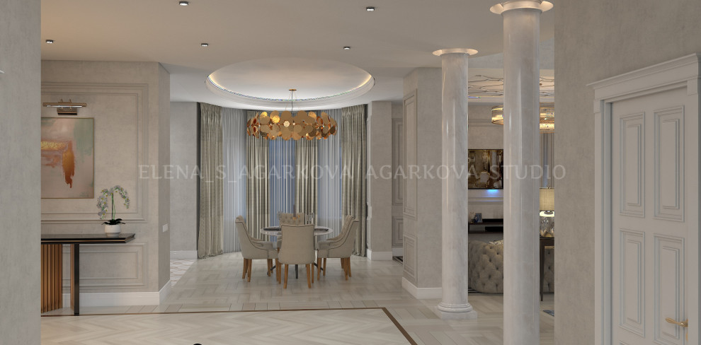 Дом в нюдовых тонах