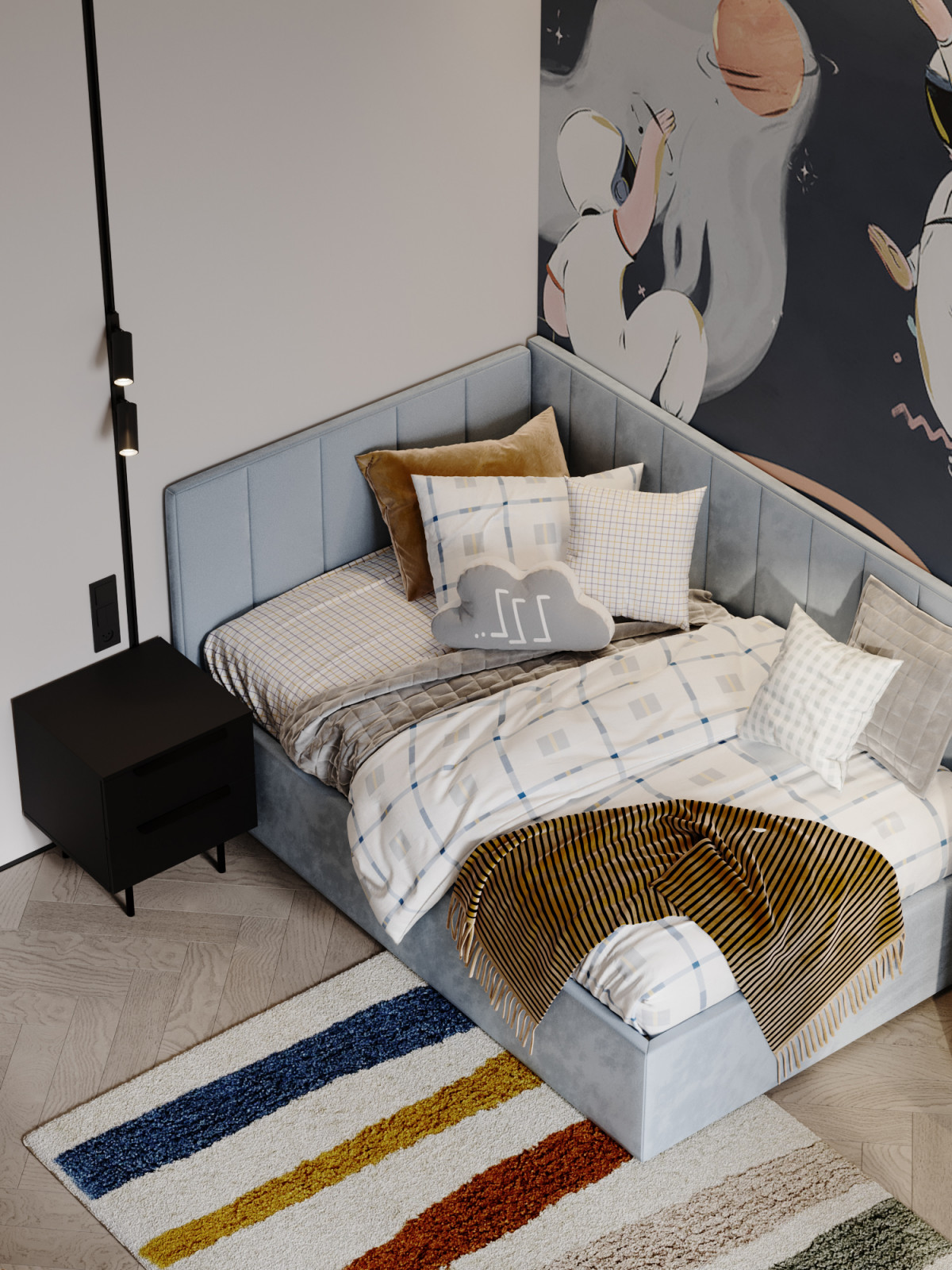 Идеальный современный интерьер в ЖК Homecity