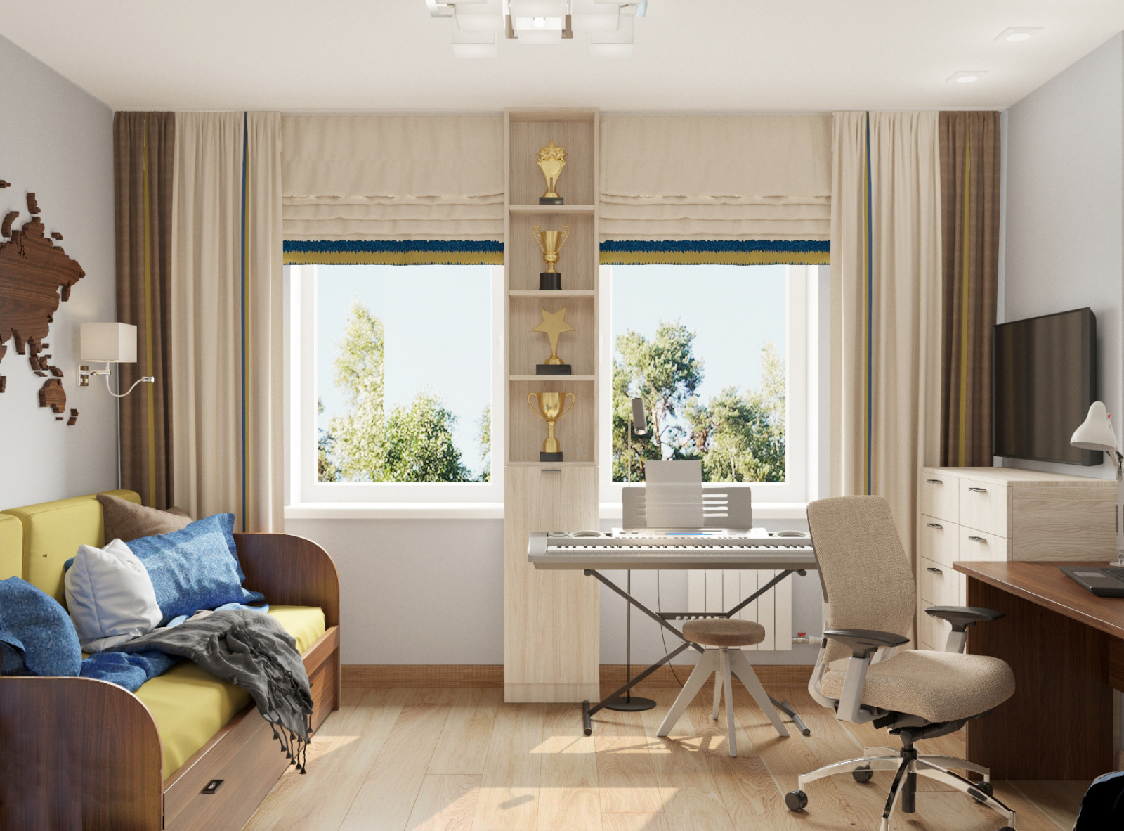 Трехкомнатная квартира