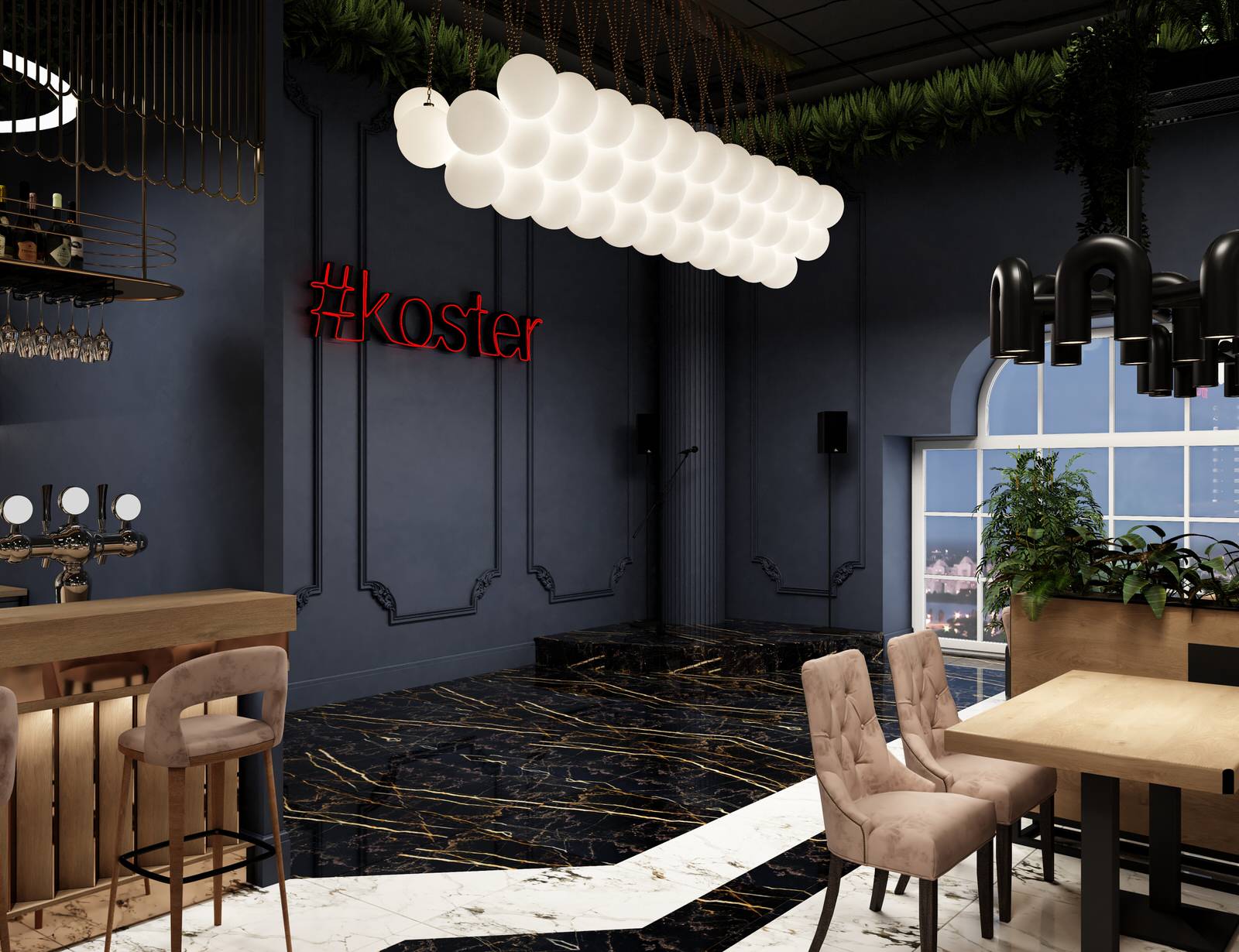 Дизайн ресторана «Koster» в Ставрополе