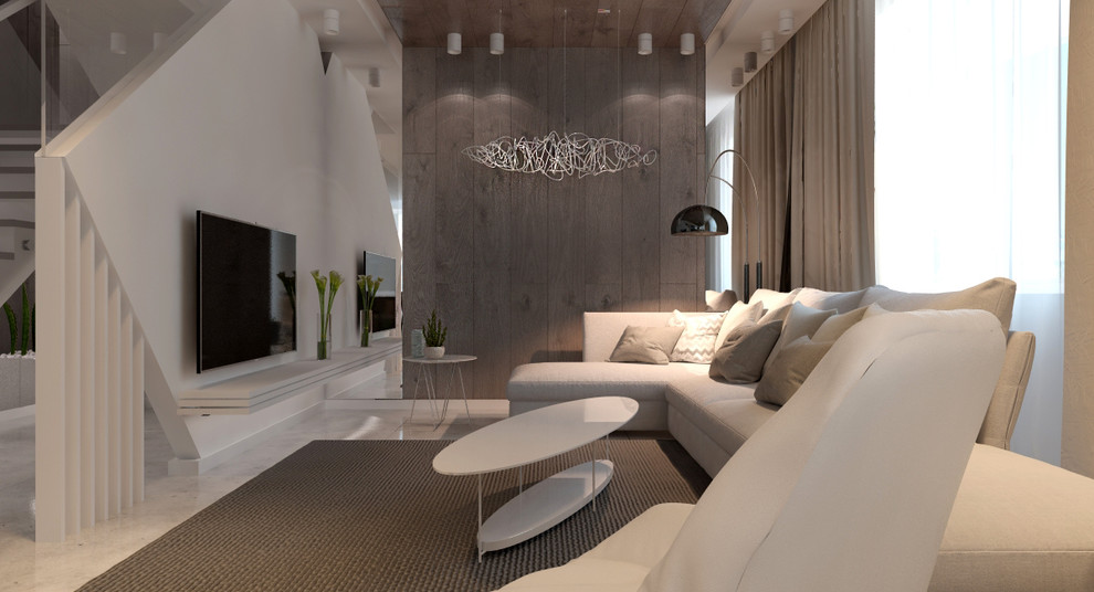 Проект 1 этажа дома в коттеджном поселке «Тихая Заводь» в Истринском районе МО