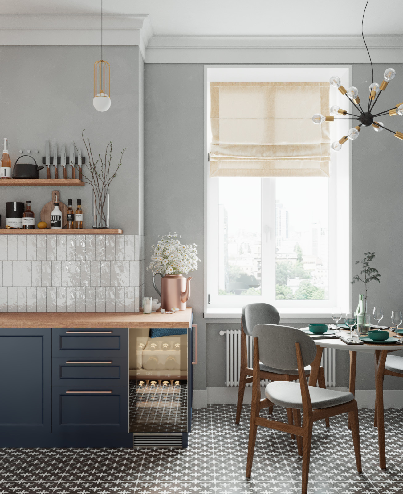 Premium interior on Ordinarnaya street, St. Petersburg