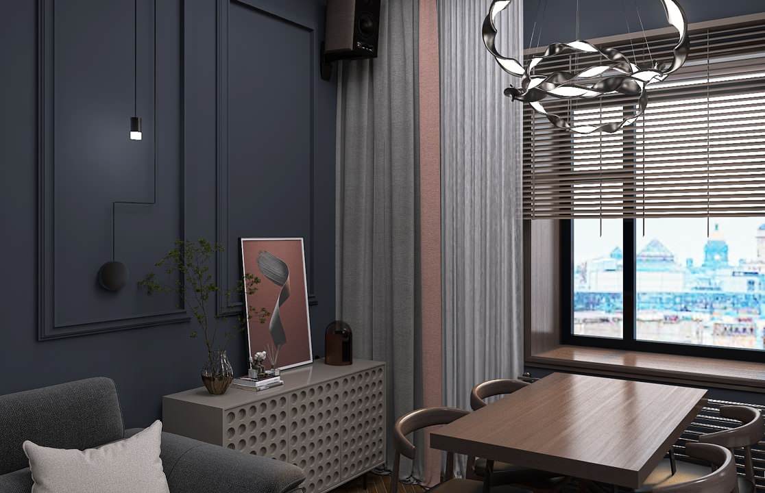 Трехкомнатная квартира для холостяка в историческом центре