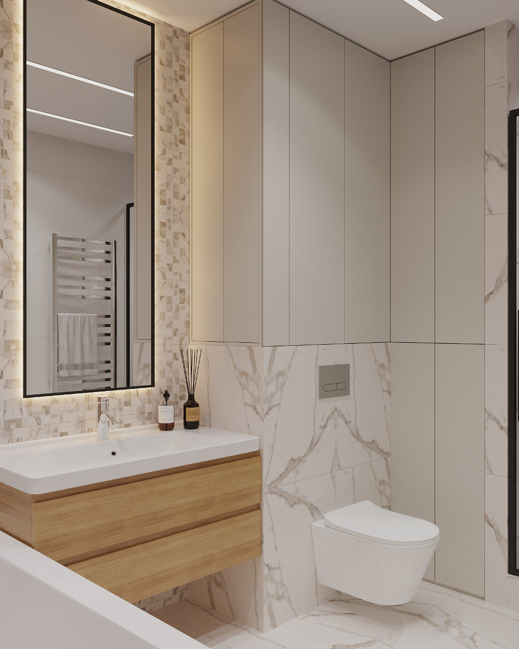 Дизайн 3-х комнатной квартиры в ЖК ГАЛАКТИКА PRO