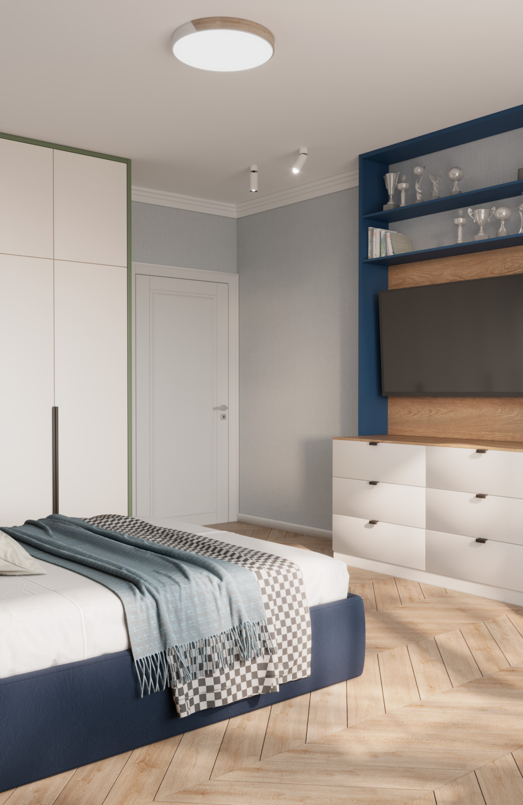 Дизайн интерьера двухэтажного дома 120 кв.м.