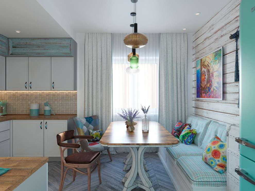 Дизайн кухни бохо